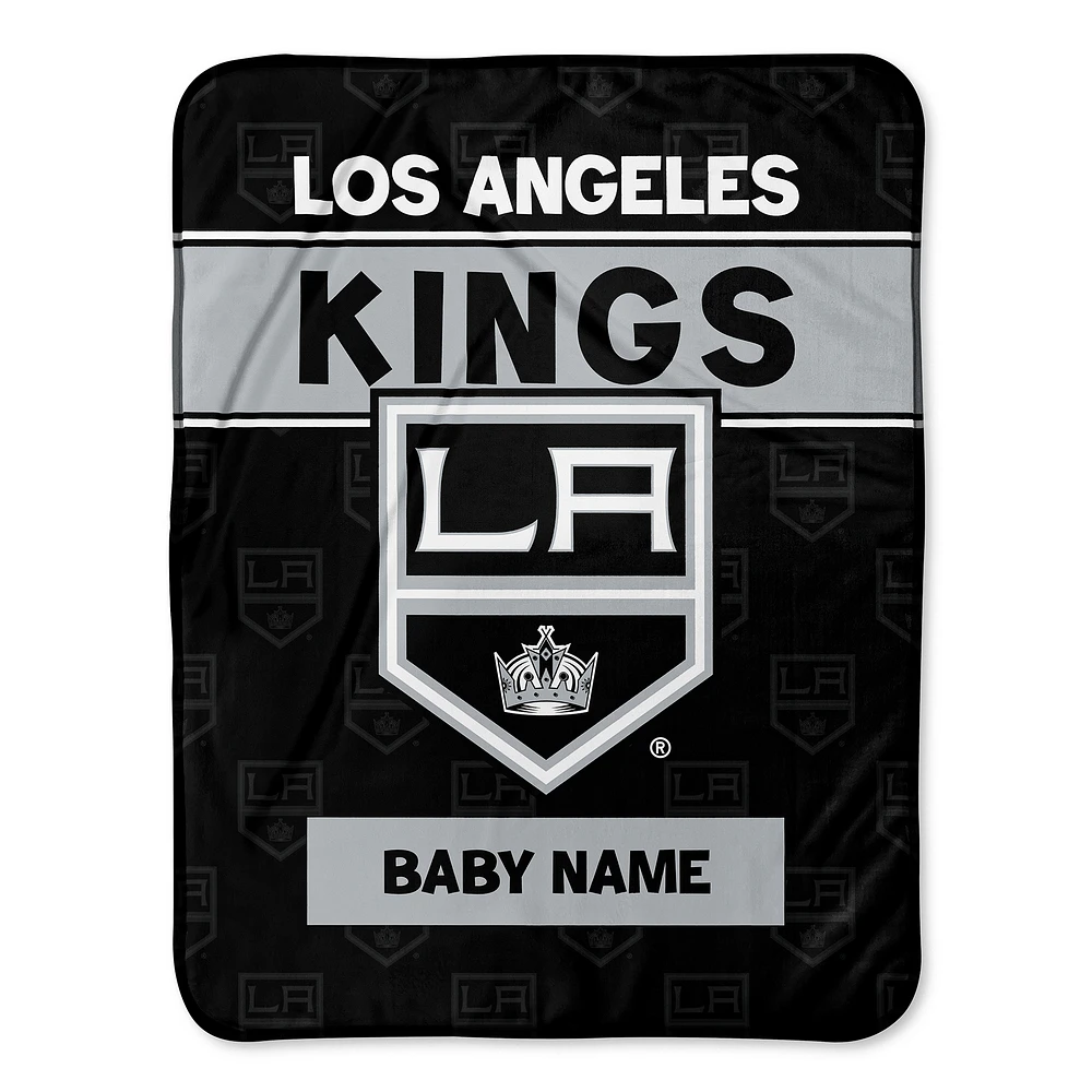 Chad & Jake Los Angeles Kings 30" x 40" Personalized Baby Blanket