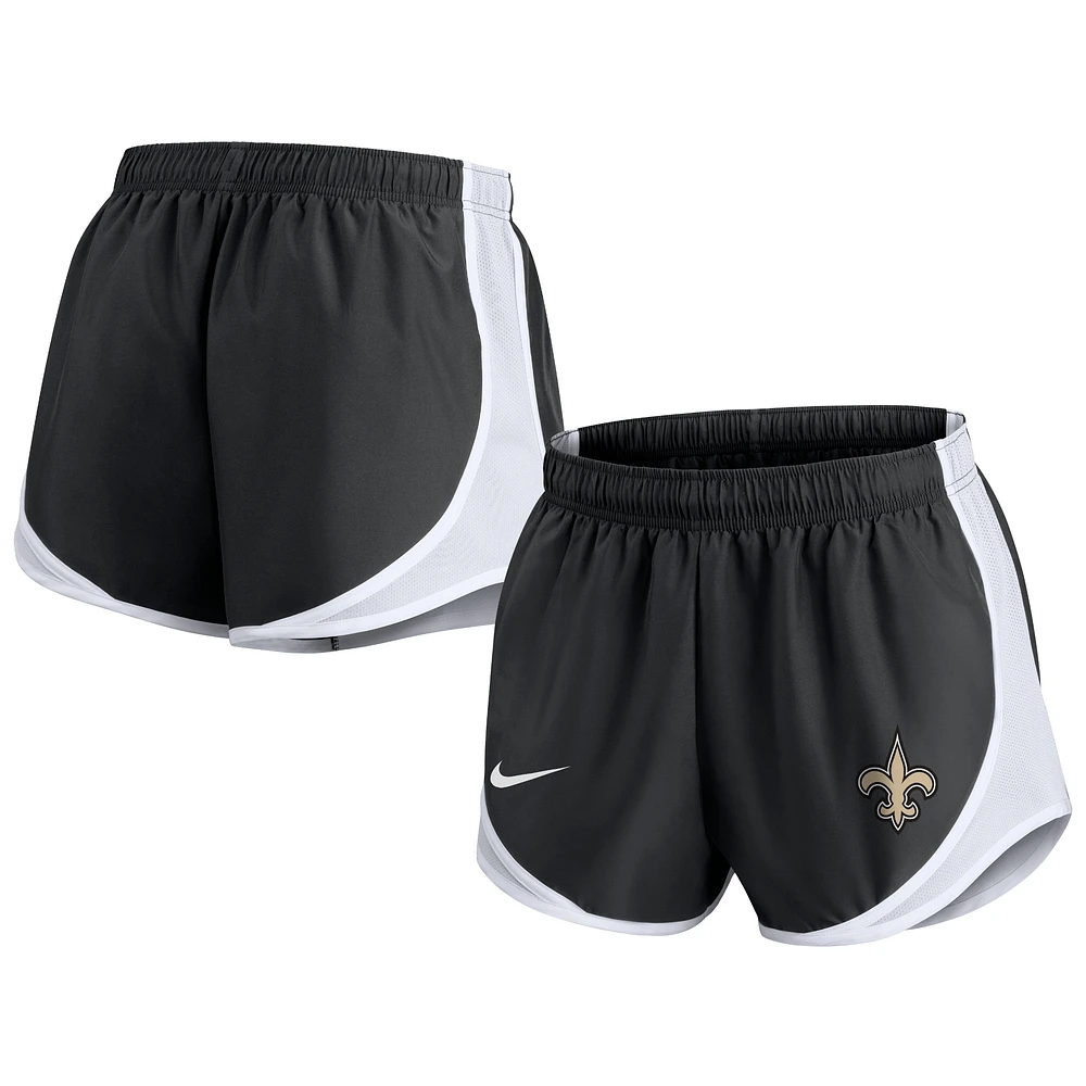 Women's Nike Black New Orleans Saints Tempo Performance Shorts