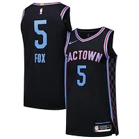 Men's Nike De'Aaron Fox Black Sacramento Kings Authentic Player Jersey - City Edition