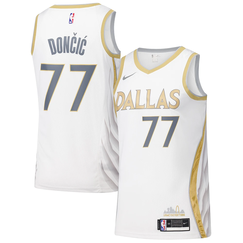 Men's Nike White Dallas Mavericks Swingman Player Jersey - City Edition