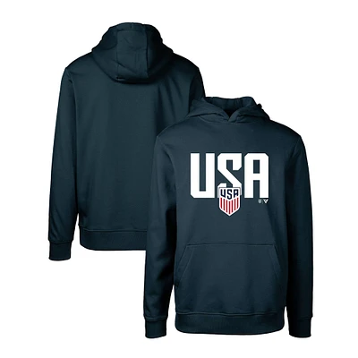 Youth Levelwear Navy USMNT Podium Mascot Pullover Hoodie