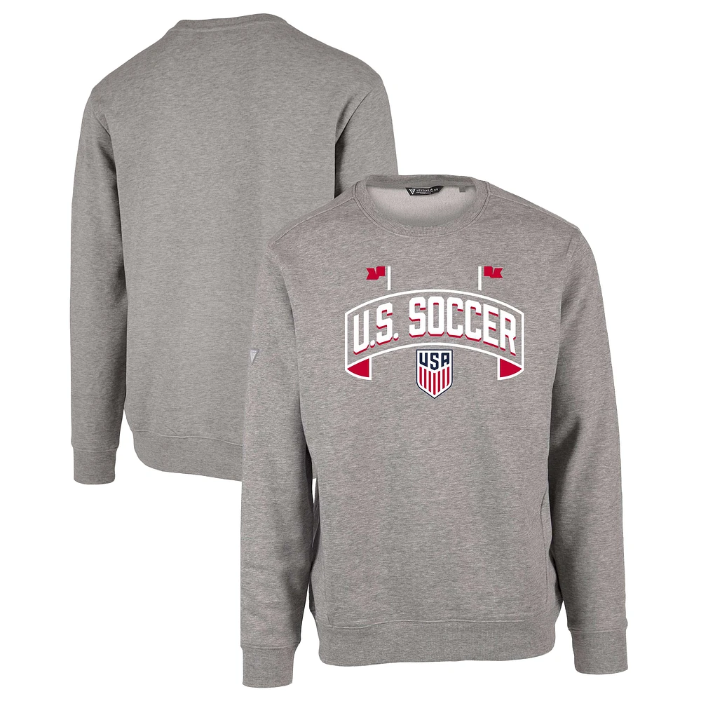 Men's Levelwear Gray USMNT Zane Stadium Pullover Sweatshirt