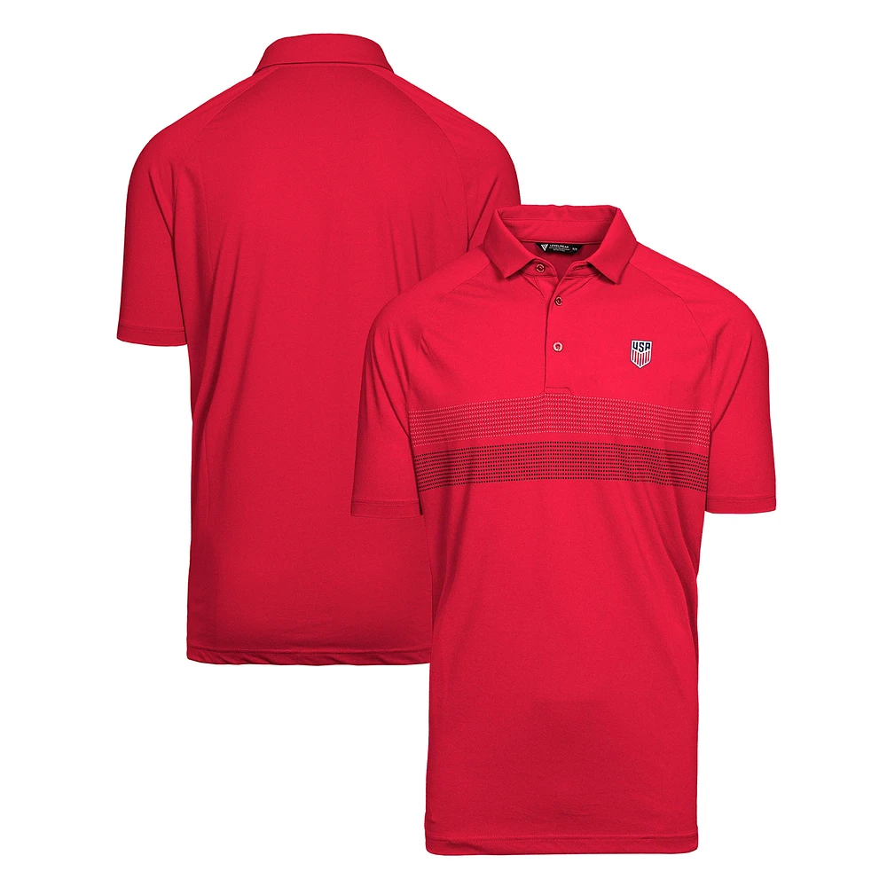 Men's Levelwear Red USMNT Mason Insignia Polo