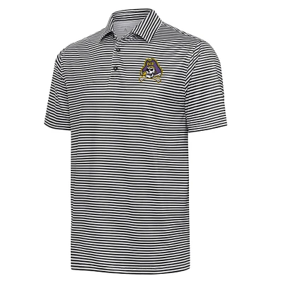 Men's Antigua Black ECU Pirates Skills Polo