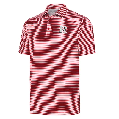 Men's Antigua Scarlet Rutgers Knights Skills Polo