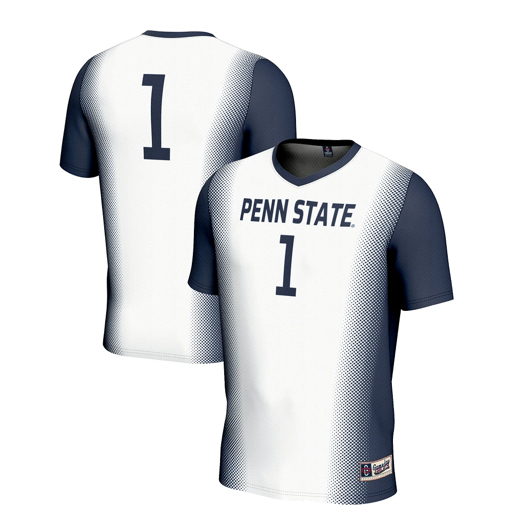 Unisex GameDay Greats #1 White Penn State Nittany Lions Lightweight Women's Soccer Jersey