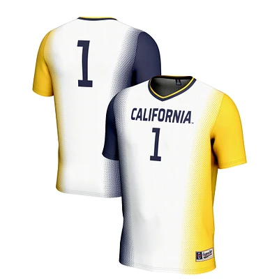 Youth GameDay Greats White #1 Cal Bears Lightweight Women's Soccer Jersey