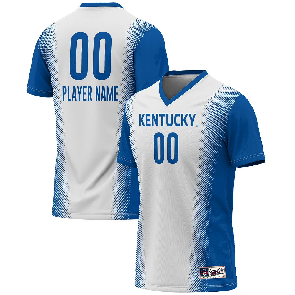 Youth GameDay Greats White Kentucky Wildcats NIL Pick-A-Player Lightweight Women's Soccer Jersey