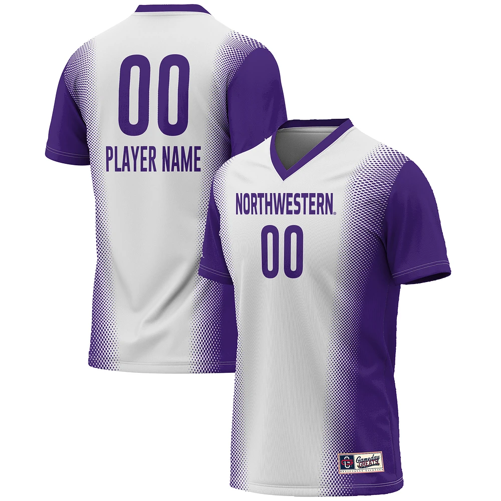 Youth GameDay Greats White Northwestern Wildcats NIL Pick-A-Player Lightweight Women's Soccer Jersey