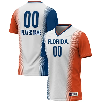 Youth GameDay Greats White Florida Gators NIL Pick-A-Player Lightweight Women's Soccer Jersey