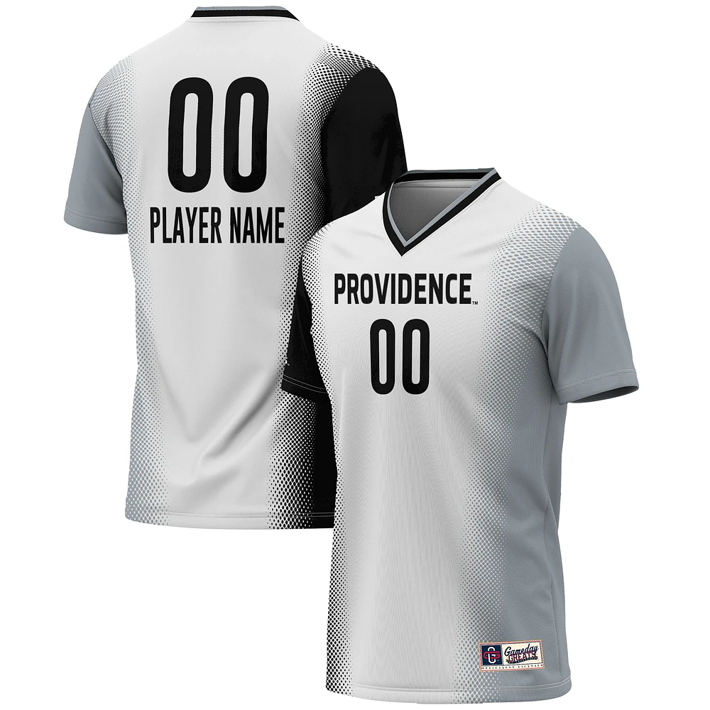 Youth GameDay Greats White Providence Friars NIL Pick-A-Player Lightweight Women's Soccer Jersey