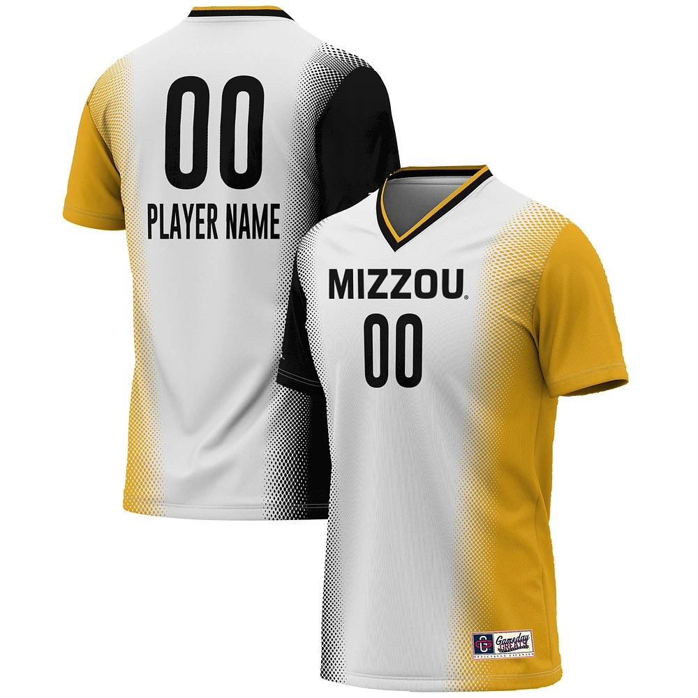 Unisex GameDay Greats White Missouri Tigers NIL Pick-A-Player Lightweight Women's Soccer Jersey