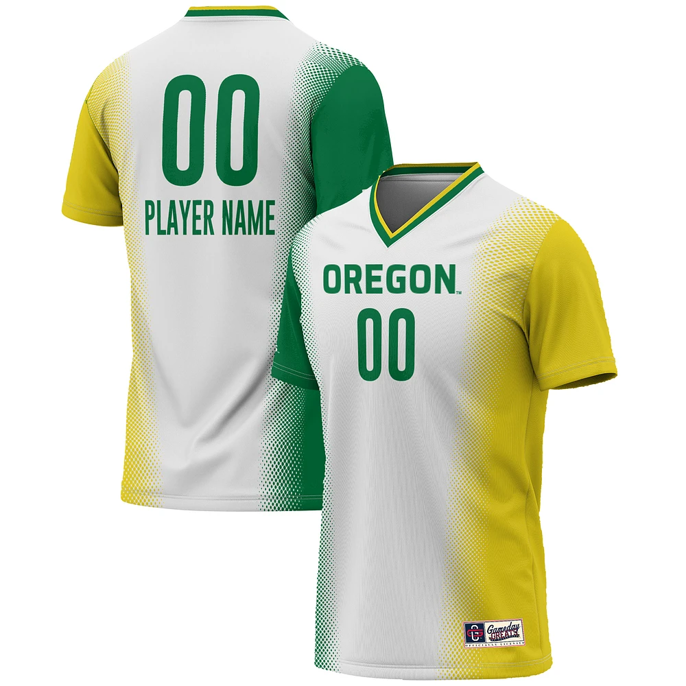 Unisex GameDay Greats White Oregon Ducks NIL Pick-A-Player Lightweight Women's Soccer Jersey