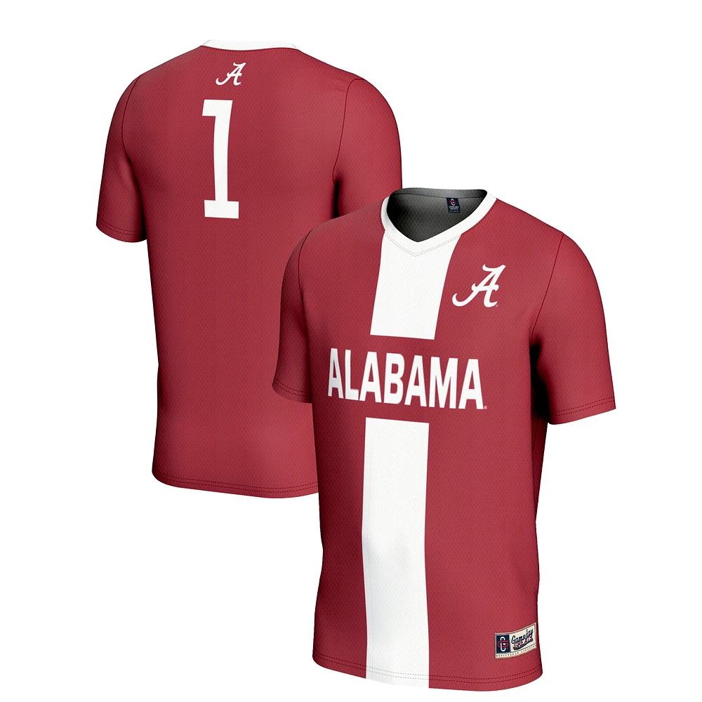 Youth GameDay Greats #1 Crimson Alabama Tide Lightweight Soccer Jersey