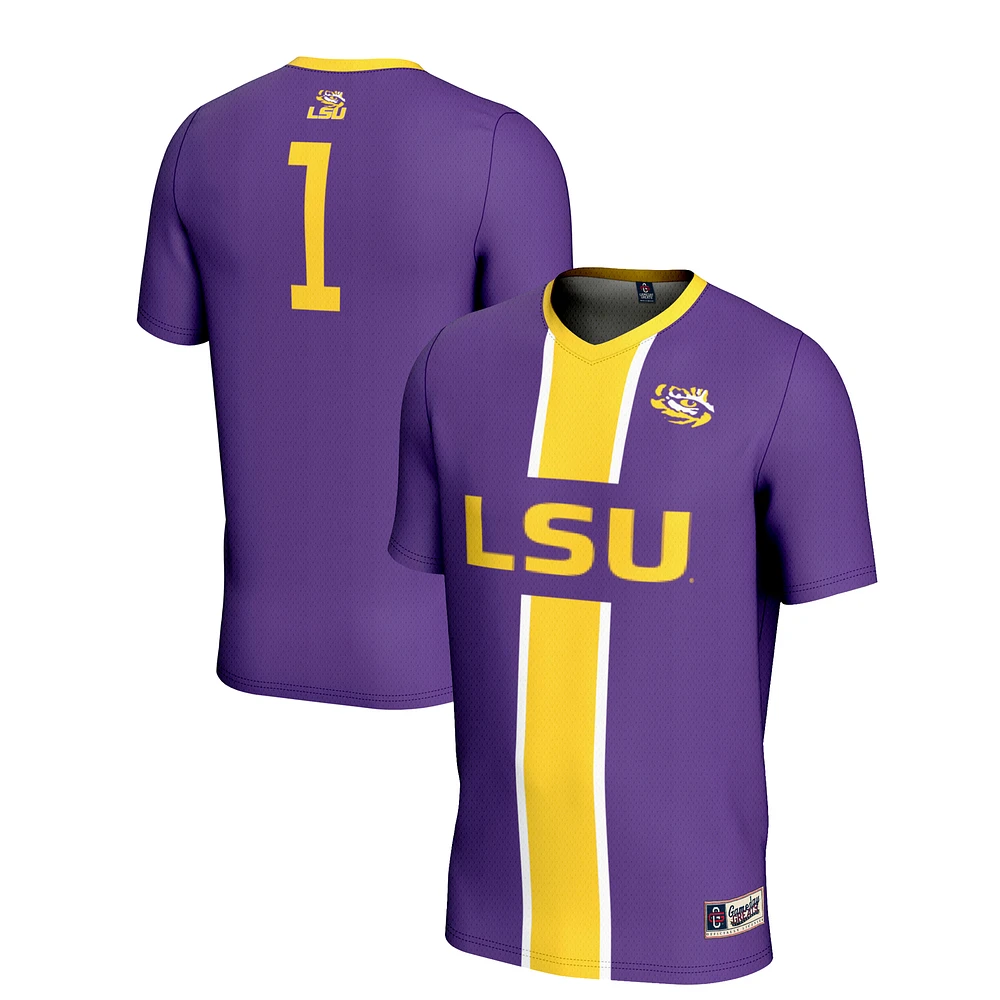 Youth GameDay Greats #1 Purple LSU Tigers Lightweight Soccer Jersey
