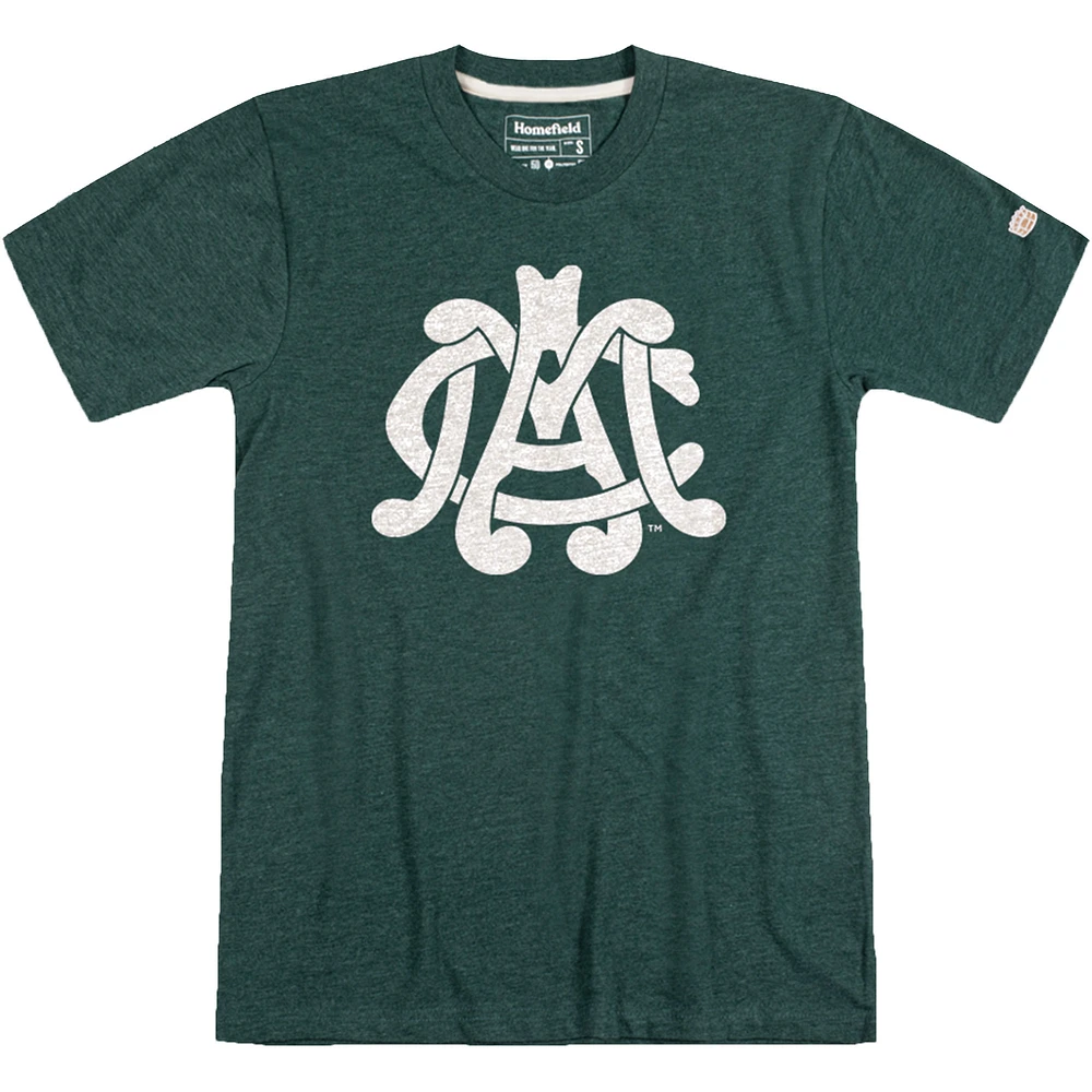 Men's Homefield Green Michigan State Spartans Vault Interlock "MAC" T-Shirt