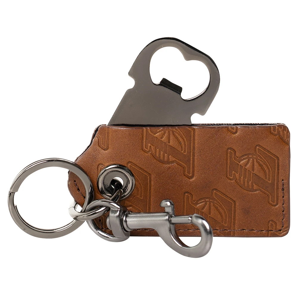 Lusso Brown Los Angeles Lakers Sagar Keychain Bottle Opener