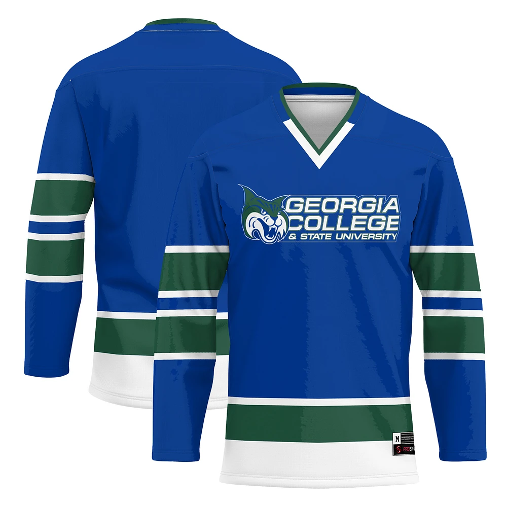 Youth GameDay Greats Blue Georgia College Bobcats Hockey Jersey