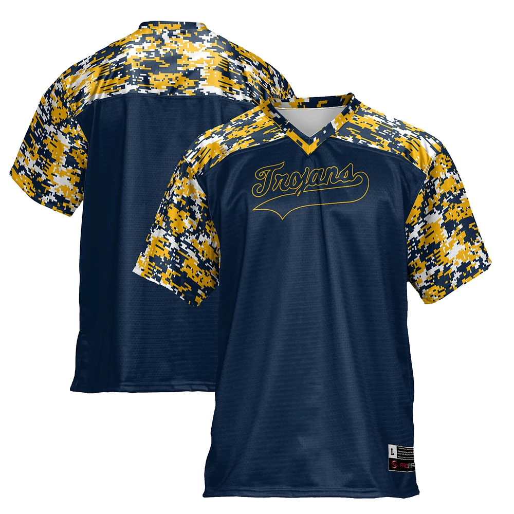 Men's GameDay Greats Navy Central Alabama Community College Trojans Football Jersey