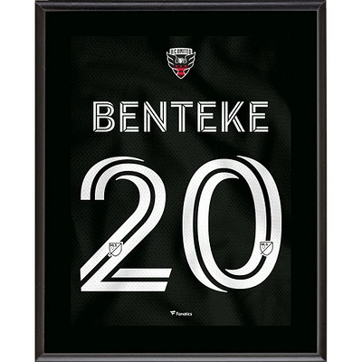 Christian Benteke D.C. United 10.5" x 13" Jersey Style Number 20 Sublimated Plaque