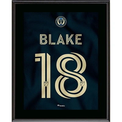 Andre Blake Philadelphia Union 10.5" x 13" Jersey Style Number 18 Sublimated Plaque