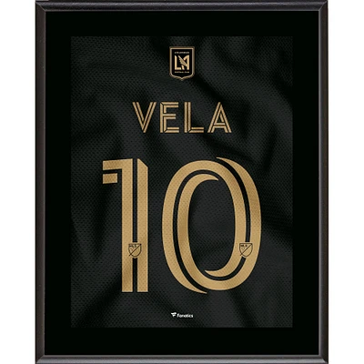 Carlos Vela LAFC 10.5" x 13" Jersey Style Number 10 Sublimated Plaque
