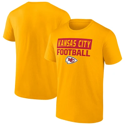 Men's Fanatics Gold Kansas City Chiefs Serve T-Shirt