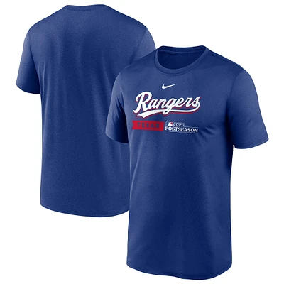 Men's Nike Royal Texas Rangers 2023 Postseason Authentic Collection Dugout T-Shirt