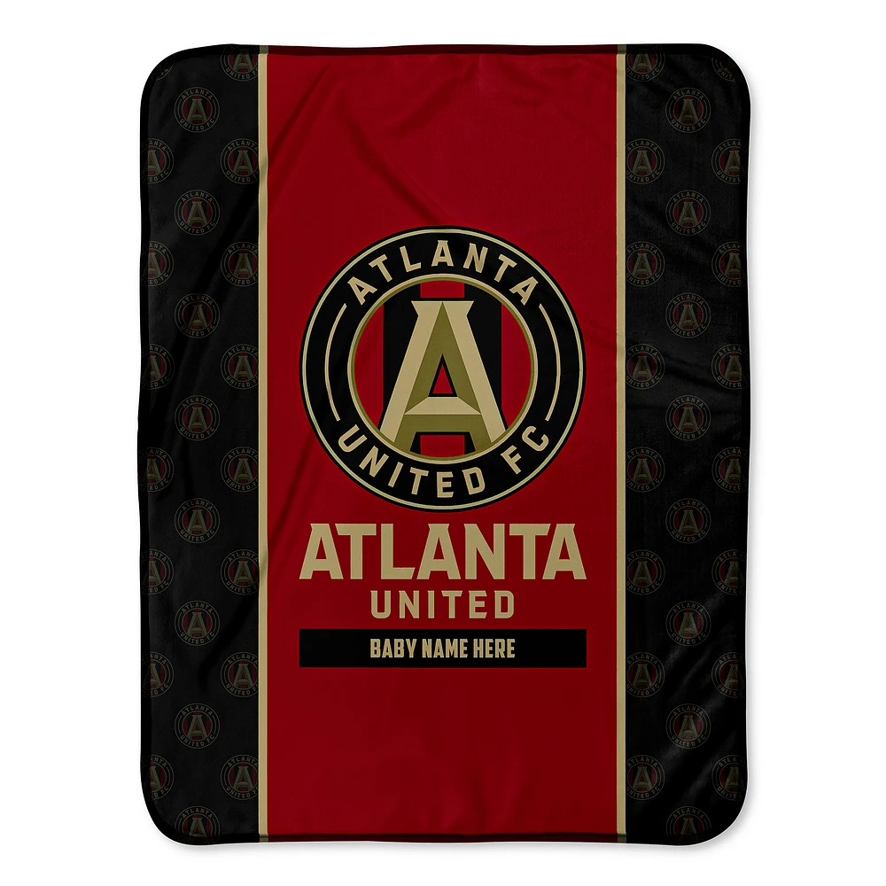 Chad & Jake Atlanta United FC Icon 30" x 40" Personalized Baby Blanket