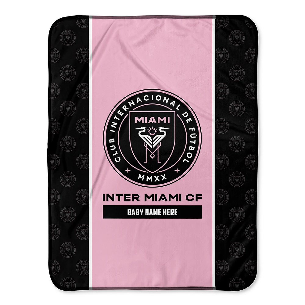 Chad & Jake Inter Miami CF Icon 30" x 40" Personalized Baby Blanket