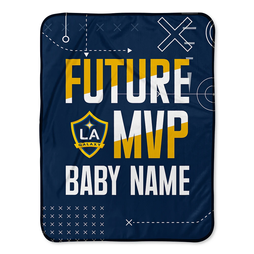 Chad & Jake LA Galaxy Future MVP 30" x 40" Personalized Baby Blanket