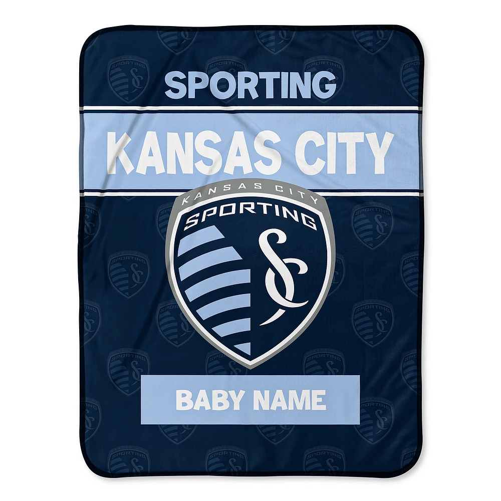 Chad & Jake Sporting Kansas City Emblem 30" x 40" Personalized Baby Blanket