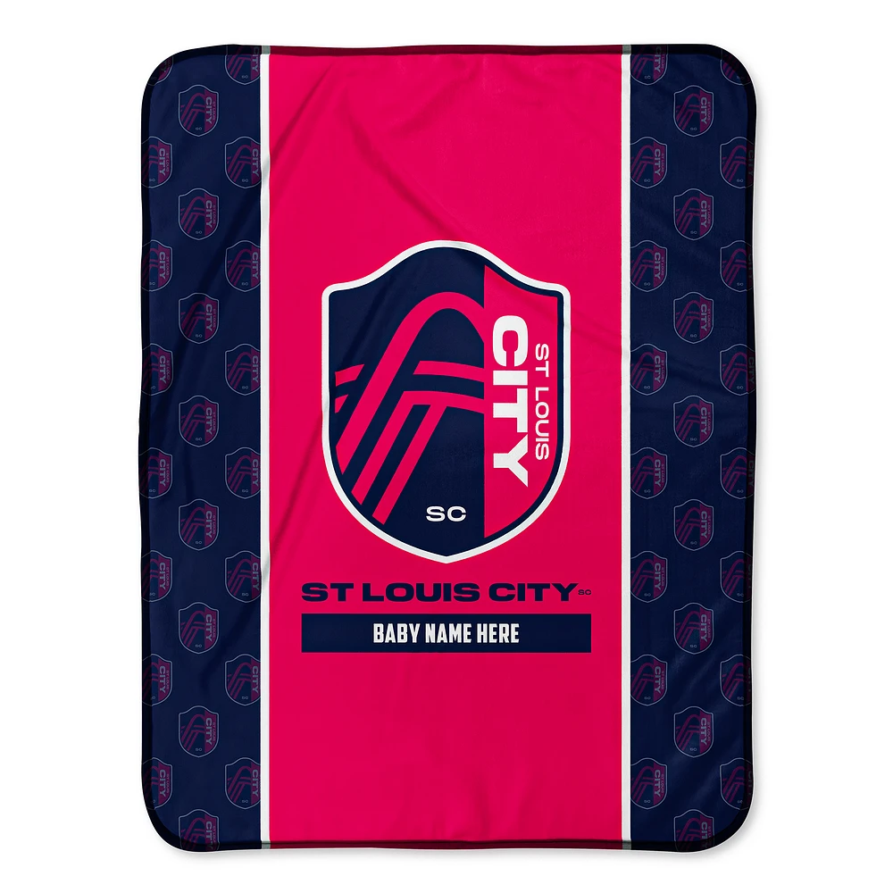 Chad & Jake St. Louis City SC Icon 30" x 40" Personalized Baby Blanket