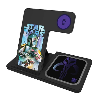 Keyscaper Boba Fett Star Wars 3-in-1 Charging Station