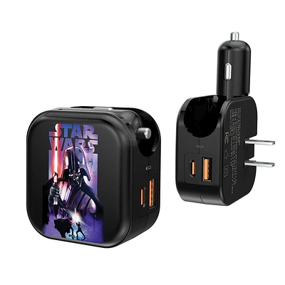 Keyscaper Darth Vader Star Wars 2-In-1 USB A/C Charger