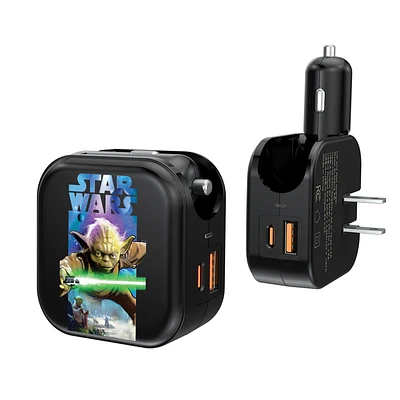 Keyscaper Yoda Star Wars 2-In-1 USB A/C Charger