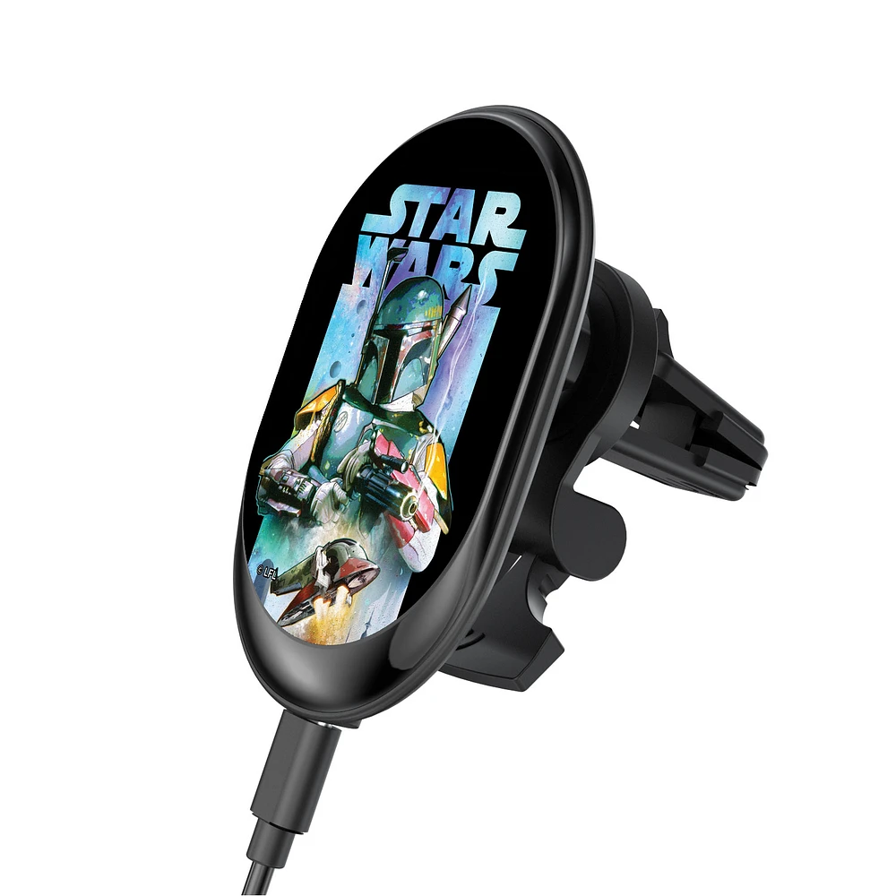 Keyscaper Boba Fett Star Wars Wireless Magnetic Car Charger
