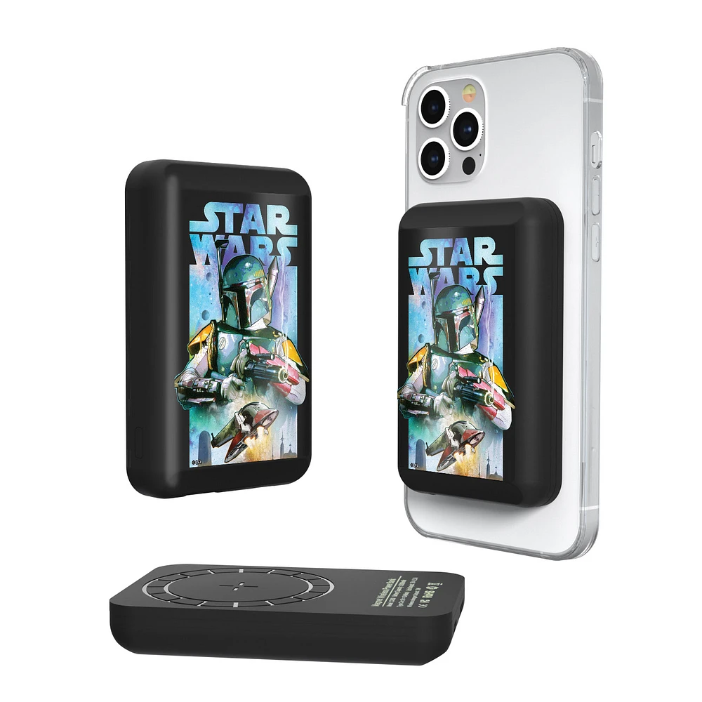 Keyscaper Boba Fett Star Wars 5000mAh Wireless Magnetic Power Bank