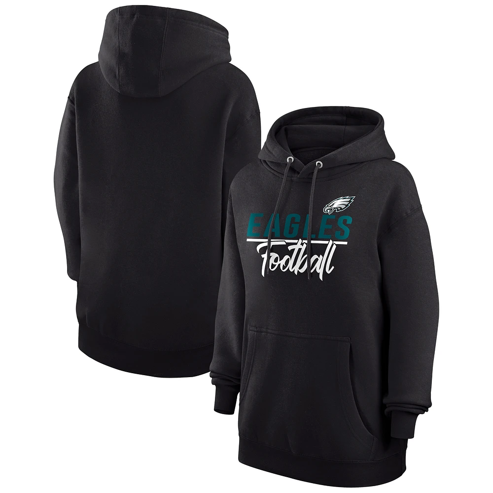 Women's G-III 4Her by Carl Banks Philadelphia Eagles Graphic Fleece Pullover Hoodie