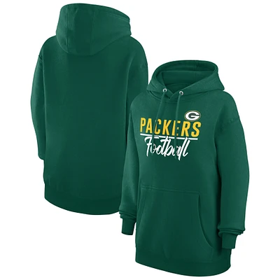 Women's G-III 4Her by Carl Banks Green Bay Packers Graphic Fleece Pullover Hoodie