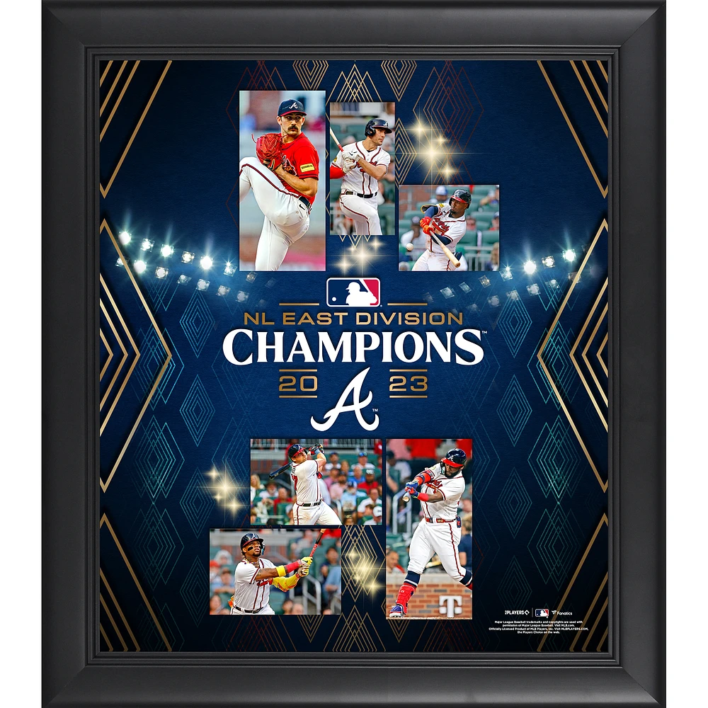 Fanatics Authentic Atlanta Braves 2023 NL East Division Champions 15" x 17" Collage