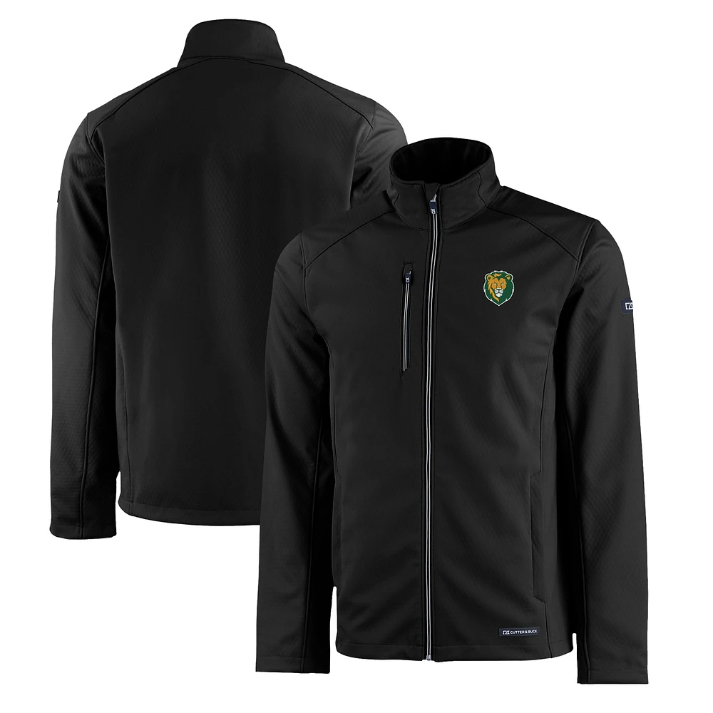 Men's Cutter & Buck Southeastern Louisiana Lions Evoke Eco Softshell Recycled Full-Zip Jacket