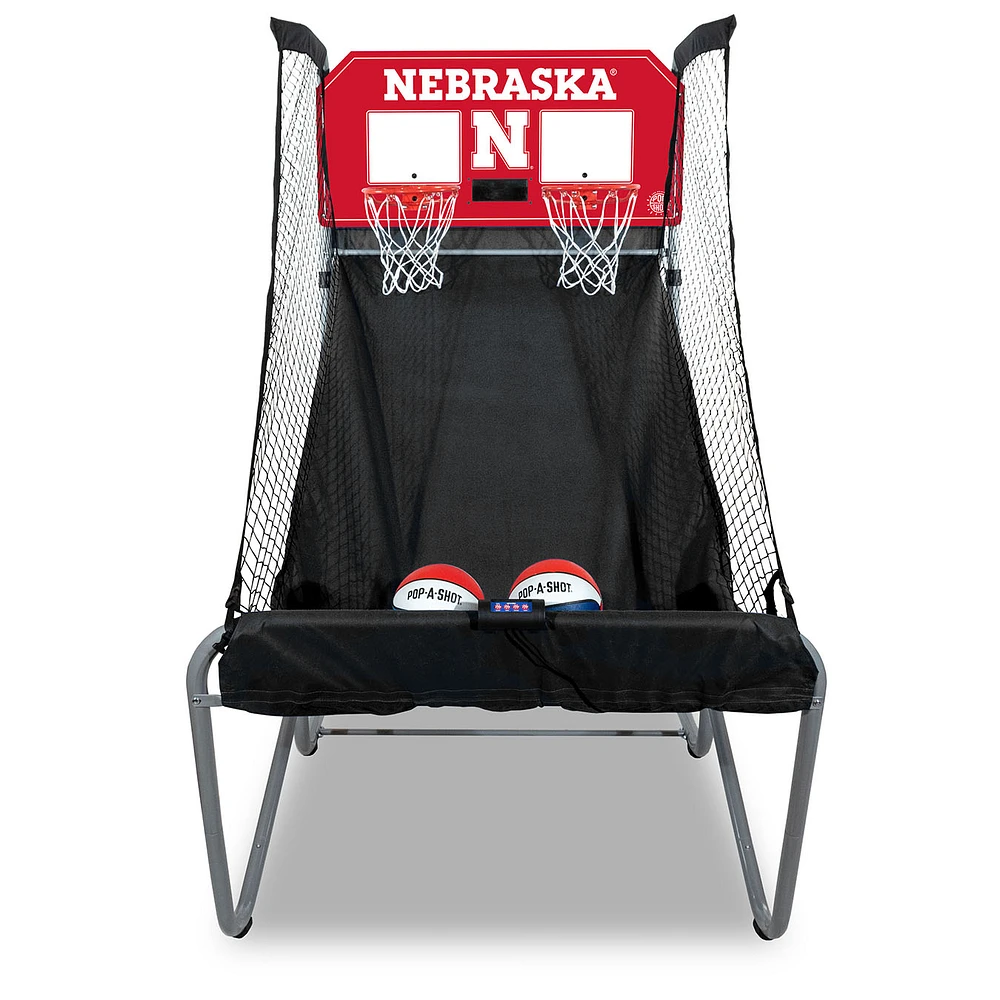 Nebraska Huskers Home Dual Shot Basketball Game