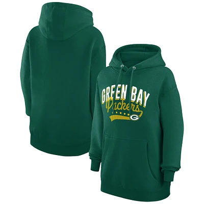 Women's G-III 4Her by Carl Banks Green Bay Packers Filigree Logo Pullover Hoodie