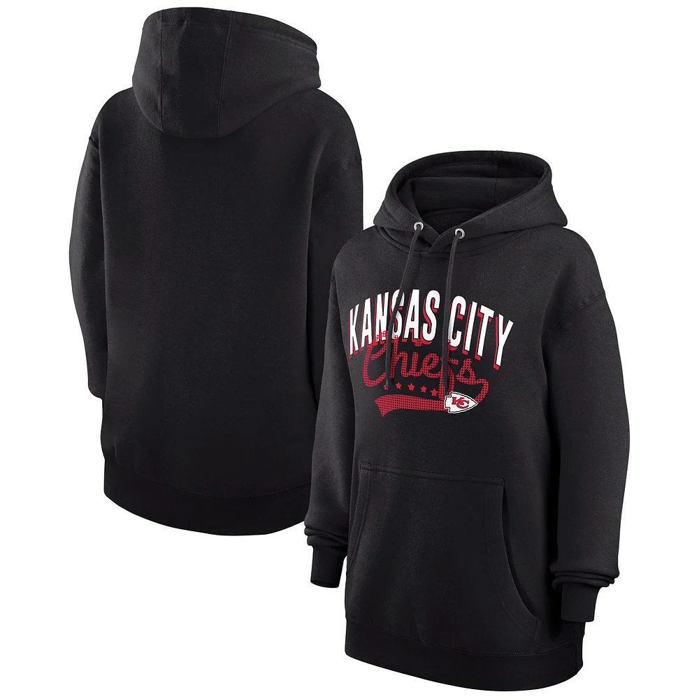 Women's G-III 4Her by Carl Banks Kansas City Chiefs Filigree Logo Pullover Hoodie