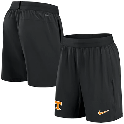 Men's Nike Black Tennessee Volunteers 2024 Sideline Performance Shorts