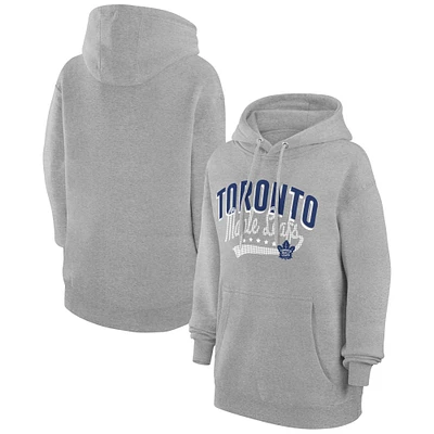 Women's G-III 4Her by Carl Banks Toronto Maple Leafs Filigree Logo Pullover Hoodie
