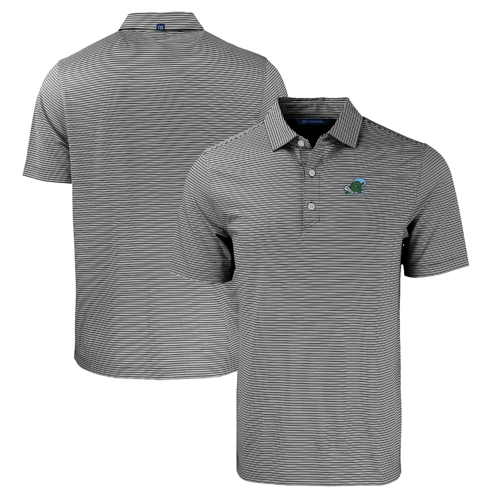 Men's Cutter & Buck / Tulane Green Wave Forge Eco Double Stripe Stretch Recycled Polo