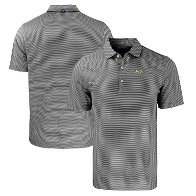 Men's Cutter & Buck /White VCU Rams Forge Eco Double Stripe Stretch Recycled Polo