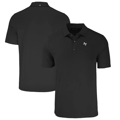 Men's Cutter & Buck Black Air Force Falcons Forge Eco Stretch Recycled Polo